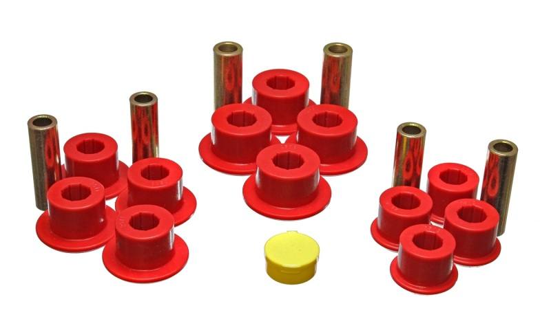 Energy Suspension Chevy Rear Leaf Spring Set - Red 3.2141r