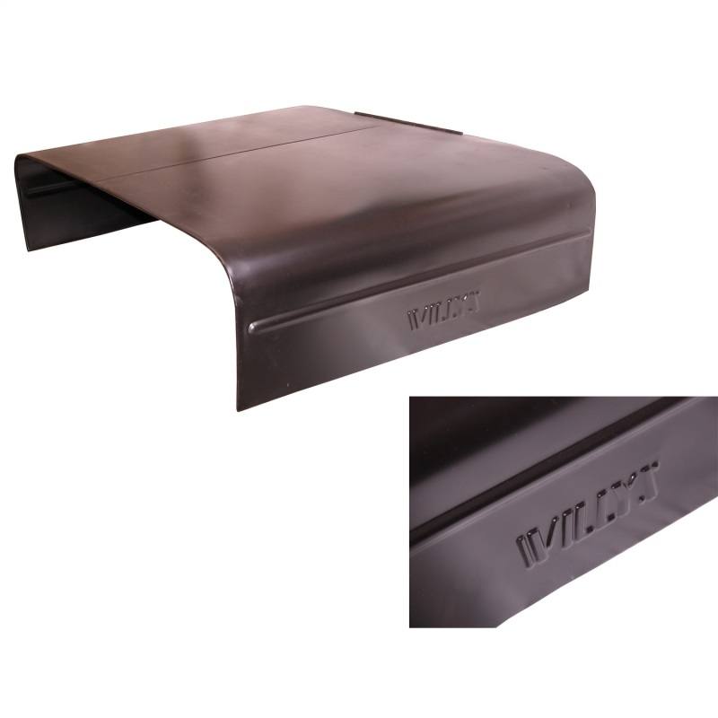 Omix Hood Willys Script 53-68 Willys CJ3B dmc-681334