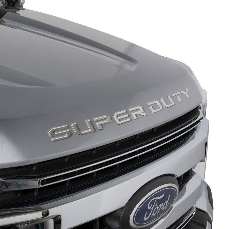 Putco 2023 Ford Super Duty Hood Lettering Ford Lettering Emblems (Stainless Steel) 55562fd