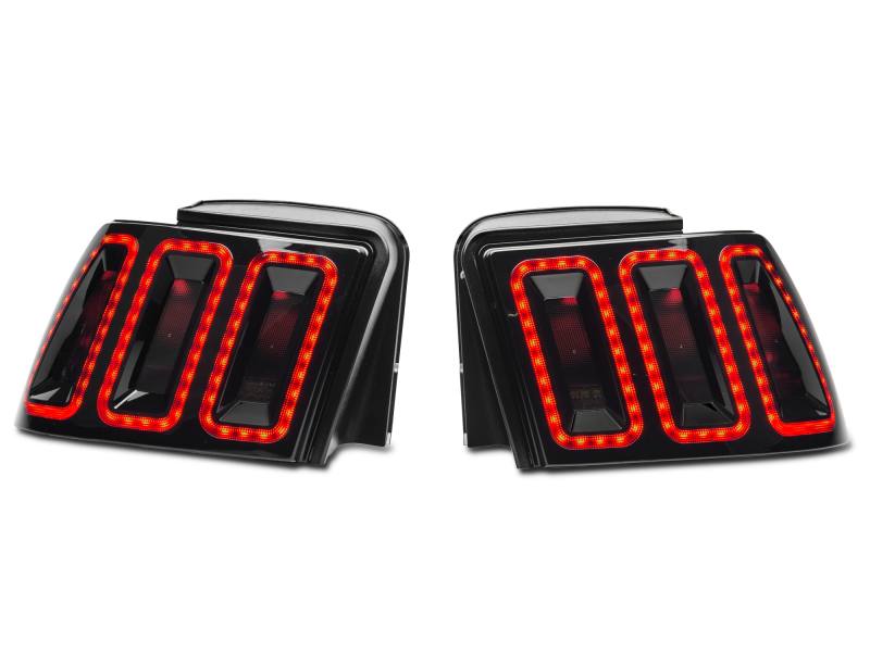 Raxiom 99-04 Ford Mustang Excluding 99-01 Cobra Icon LED Tail Lights- Black Housing (Smoked Lens) 100807 image 12