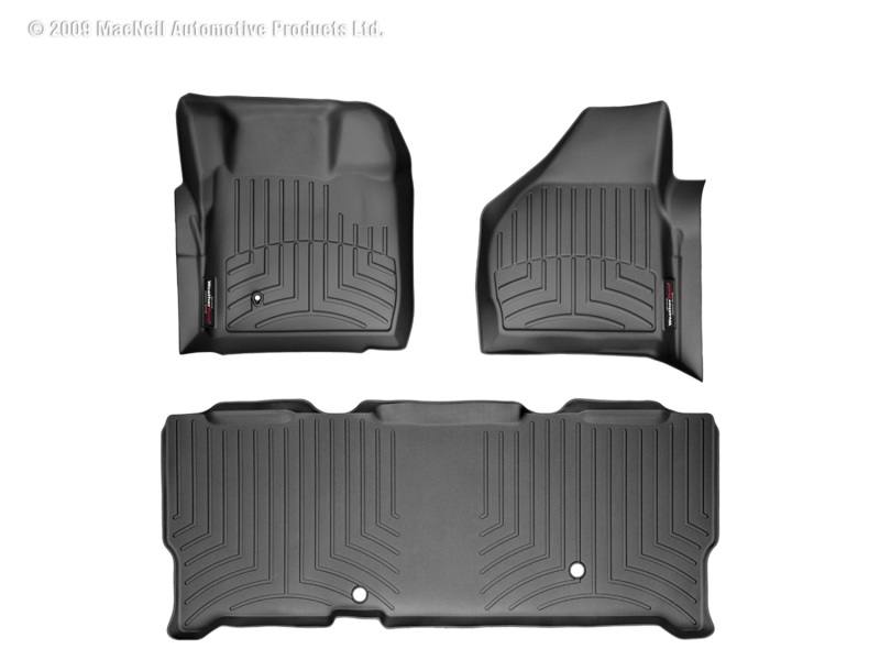 WeatherTech FloorLiner - Rear - Blk 441201440023