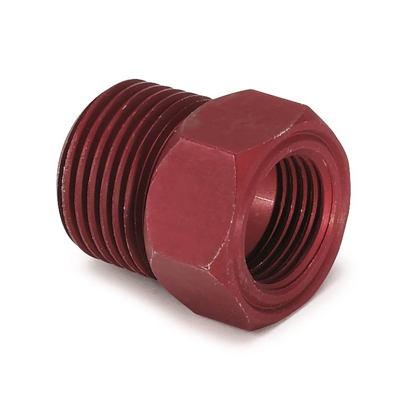 AutoMeter 1/2in NPT Aluminum Temp. Adapter Fitting - Red 2273 image 2