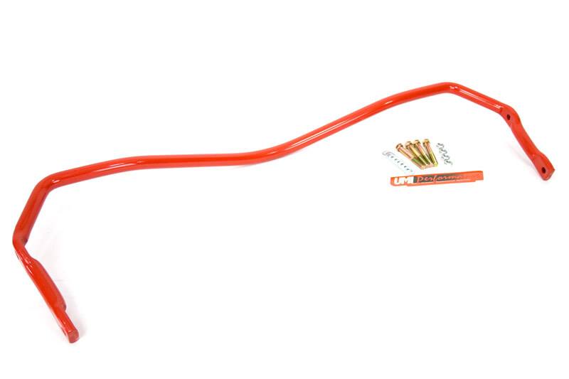 UMI Performance 78-88 GM G-Body Solid Front & Rear Sway Bar Kit 303534-r image 3