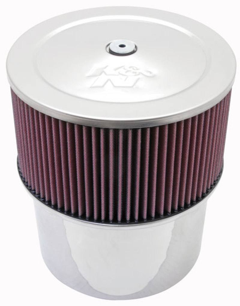 K&N 7-5/16in Flange 10in Height Velocity Stack Assembly - Red 581210