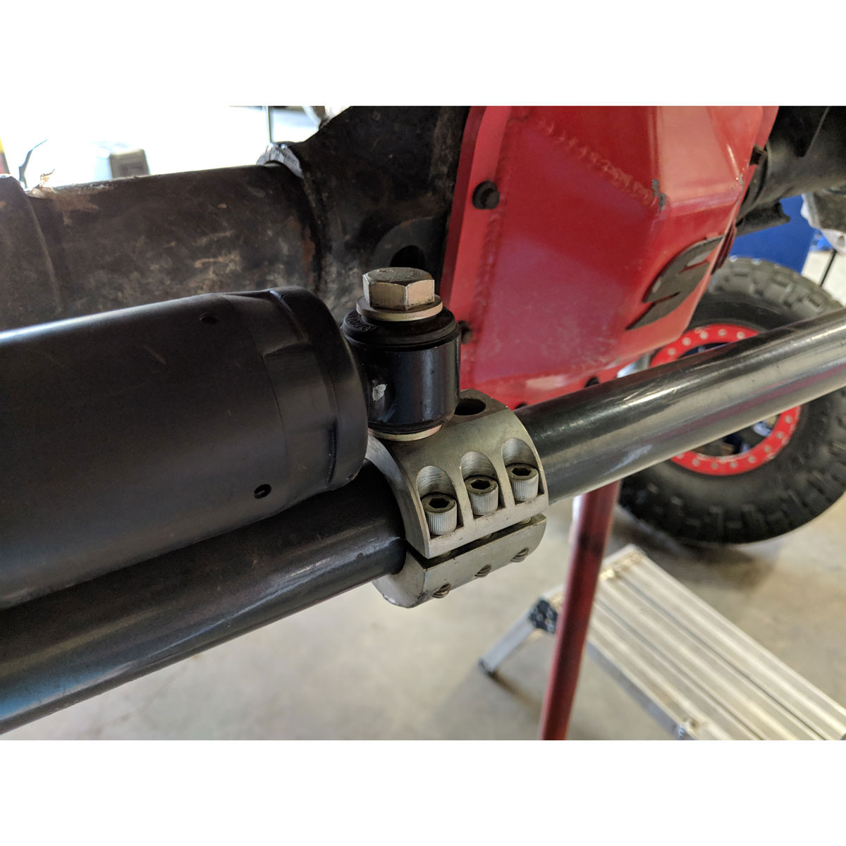 Synergy 2018+ Jeep Wrangler JL/JLU Steering Stabilizer Relocation Kit 8807-03 image 6