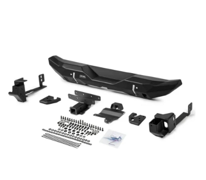 Rival 2018-2025 Jeep Wrangler JL Rear Aluminum Stubby Bumper 2d27092nl