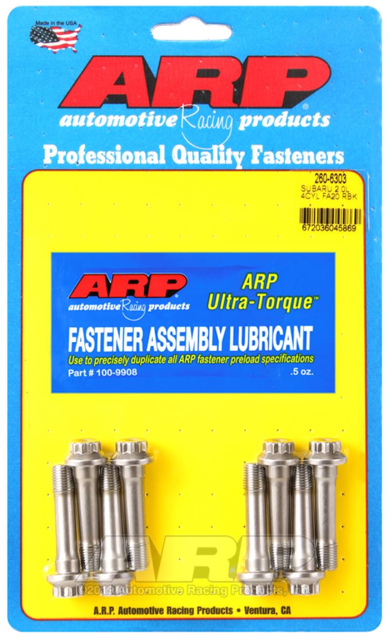 ARP Subaru FA20 2.0L Rod Bolt Kit 260-6303 image 2