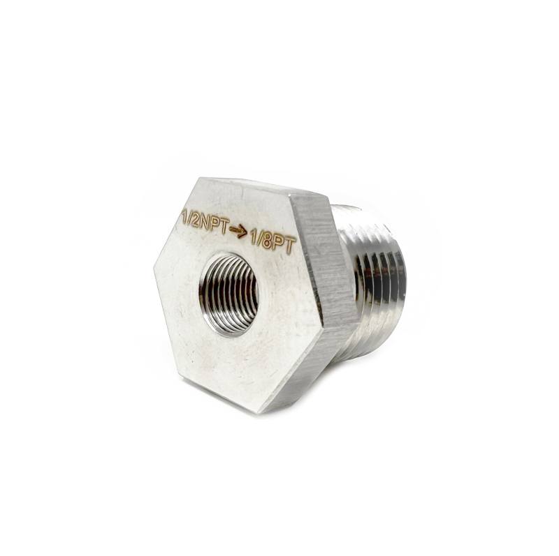 Torque Solution 1/2 NPT to 1/8 PT Sensor Adapter Plug tssu734