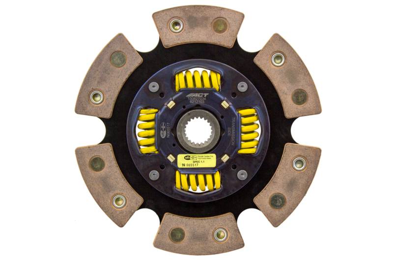 ACT 6 Pad Sprung Race Disc Toyota Corolla Base 1.6L 6212103 image 2