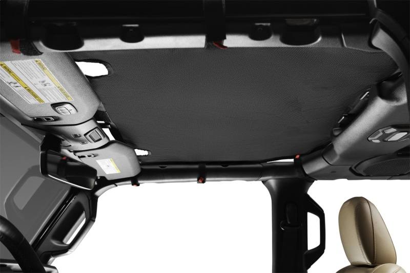 Rugged Ridge 20 Jeep Gladiator JT Eclipse Sun Shade Black Full - Black 1357976 image 5