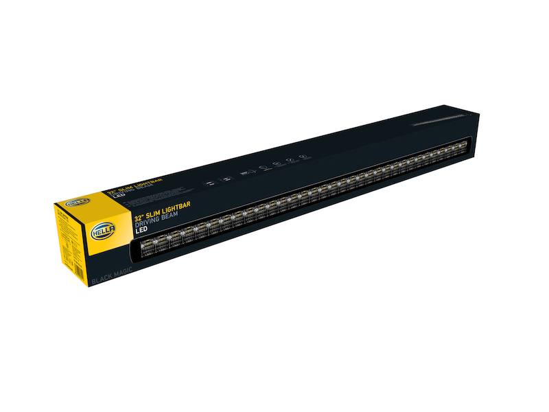 Hella Universal Black Magic 32in Thin Light Bar - Driving Beam 358176311 image 11