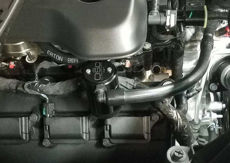 JLT 3.0 Oil Separator Dodge Ram 1500 Passenger Side Black Anodized Finish 3067P-B image 2