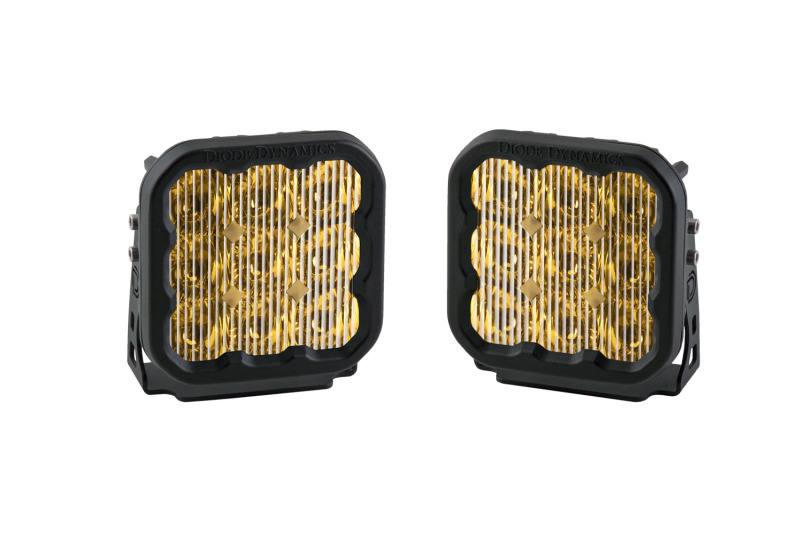 Diode Dynamics SS5 LED Pod Sport - Yellow Driving (Pair) dd6781p
