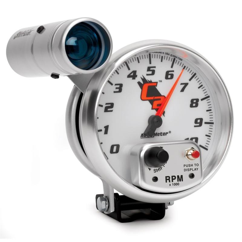 Autometer C2 5 inch 10000 RPM Shift-Lite Tach 7299 image 4