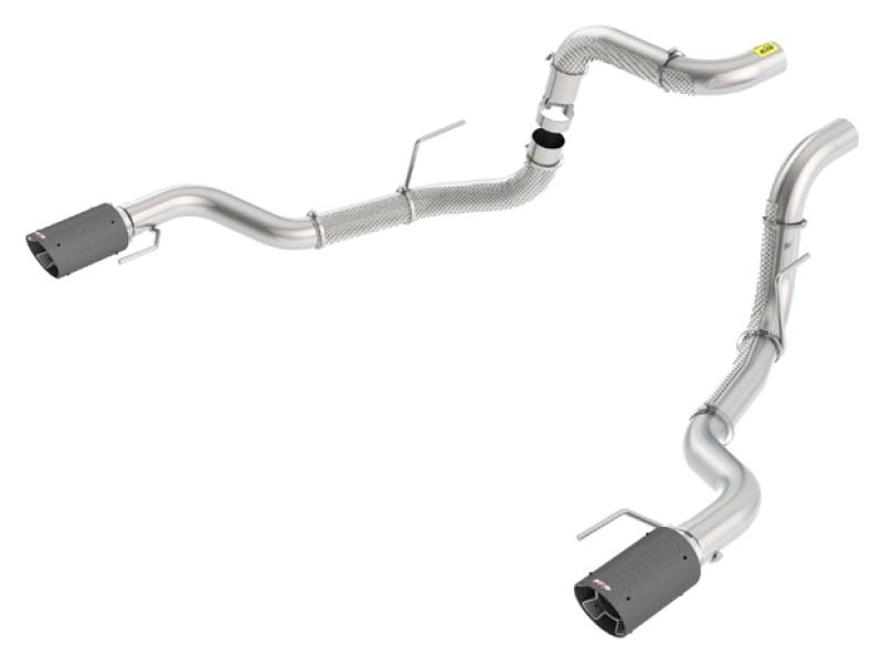 Borla Raptor Tailpipes with Carbon Fiber Black Tips 60640CFBA