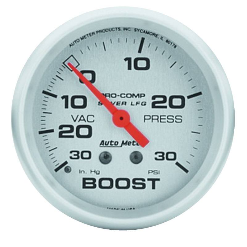 Autometer Ultra-Lite 66.7mm 30 PSI Mechanical Boost Gauge 4603 image 2