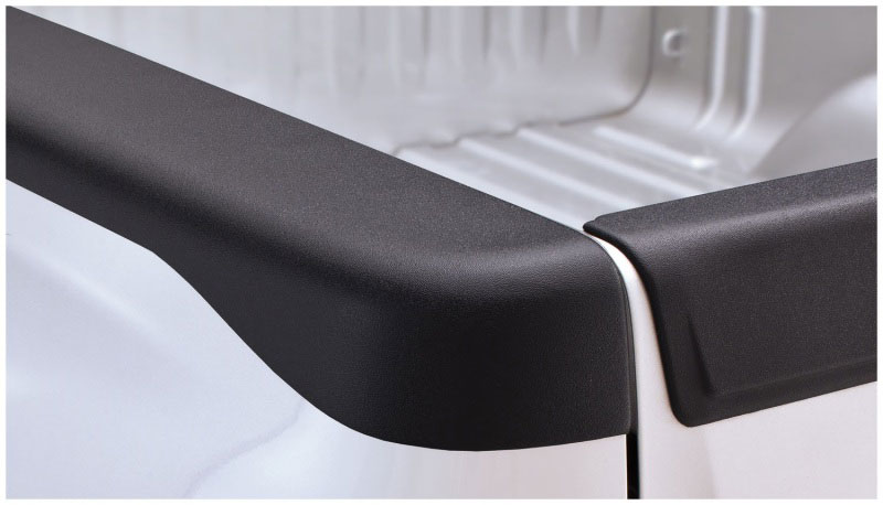 Bushwacker 07-14 Chevy Silverado 1500 Fleetside Bed Rail Caps 78.7in Bed - Black 48518 image 3