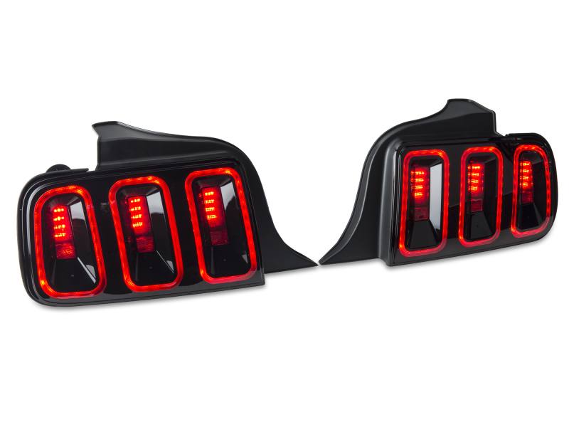 Raxiom 05-09 Ford Mustang Gen5 Tail Lights- Black Housing (Smoked Lens) 49169 image 6