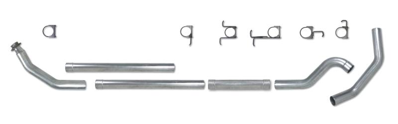 Diamond Eye KIT 4in TB MFLR RPLCMENT PIPE SGL AL: 94-02 DODGE CUMMINS 5.9L k4212a-rp image 2