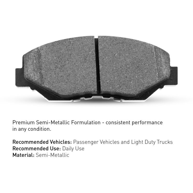R1 94-10 Jaguar Vanden Plas Rear Semi Met Brake Pads 2311-0688-00 image 4