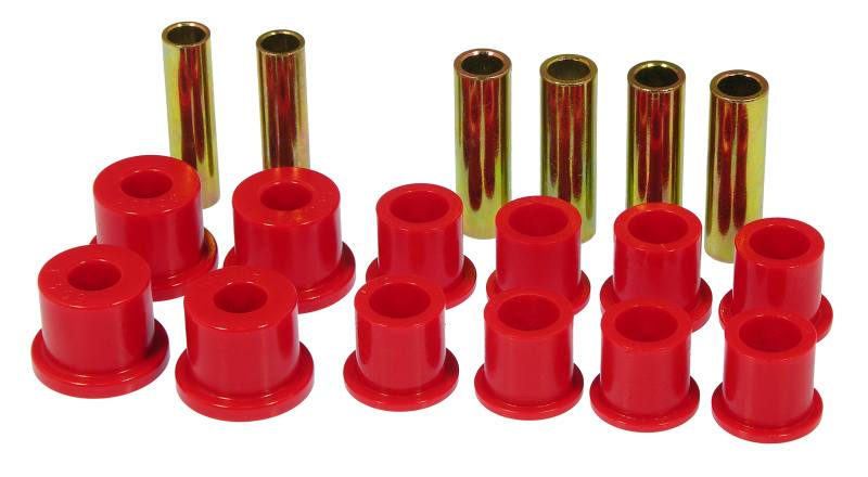 Prothane 82-96 Ford Rear Spring & Shackle Bushings - Red 6-1017