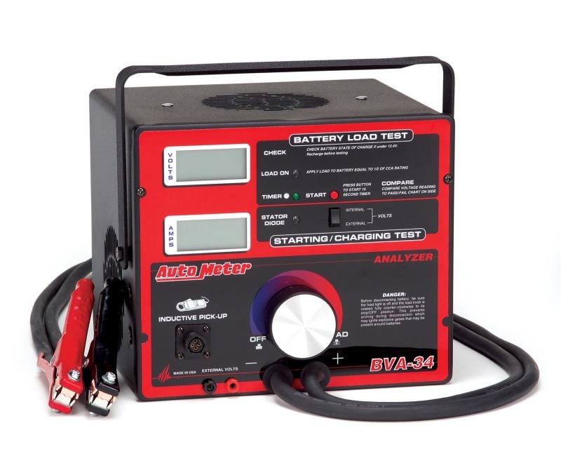 Autometer Charging System Analyzer / Battery Tester BVA-34 image 3