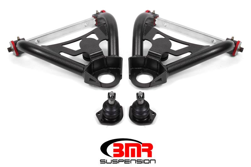 BMR A-body tubular upper A-arms for stock spindles Black Hammertone AA017H