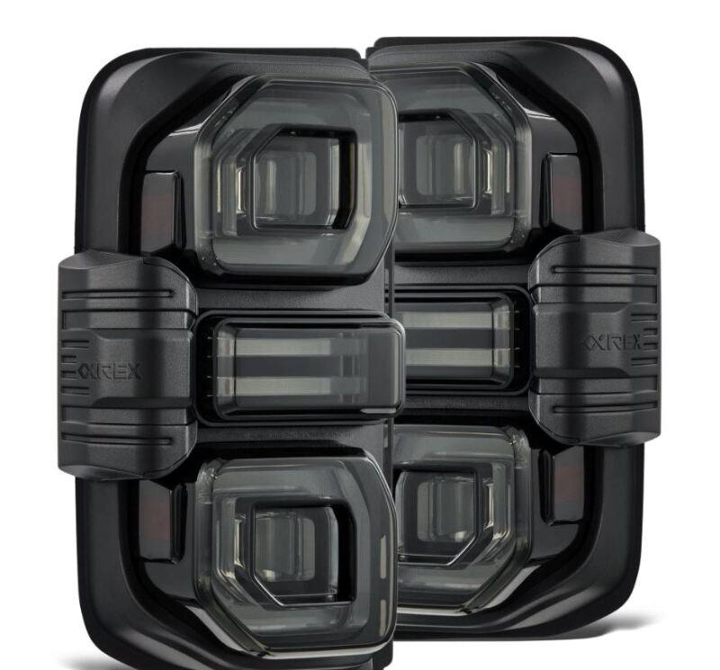 AlphaRex 21-24 Ford Bronco NOVA LED Tail Lights - Alpha-Black 659020