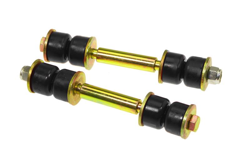 Prothane Universal End Link Set - 3 3/4in Mounting Length - Black 19-404-BL
