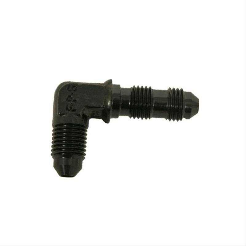 Fragola -8AN x 90 Degree Bulkhead - Black 483308-bl