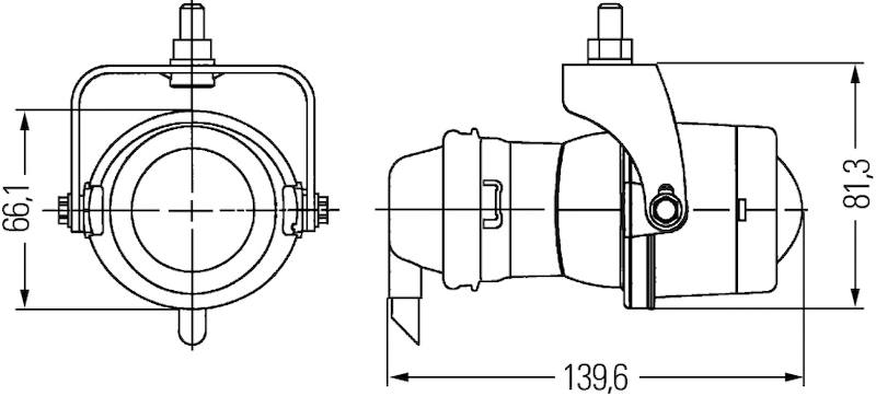 Hella Fog Light 1Nl h12090041 image 6