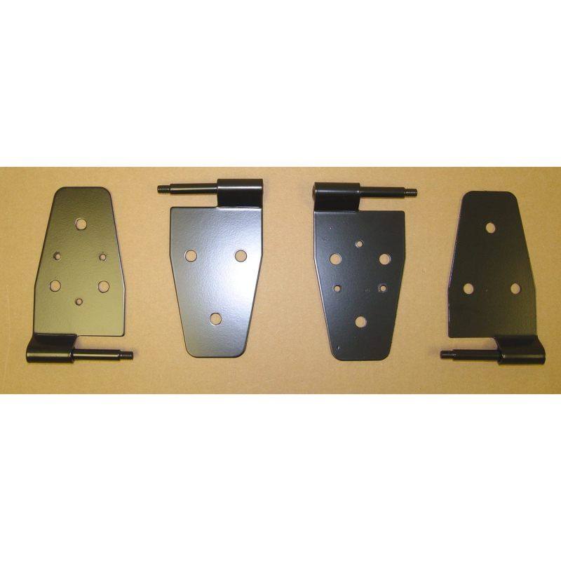 Rugged Ridge 87-06 Jeep Wrangler Black Door Hinge Kit 11202.01