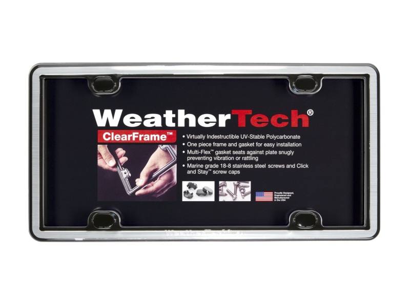 WeatherTech ClearFrame Kit - Brushed Stainless 63027