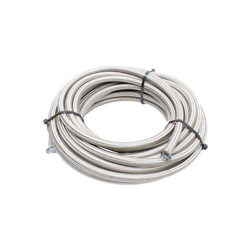 Snow 8AN Braided Stainless PTFE Hose - 30ft snf60830