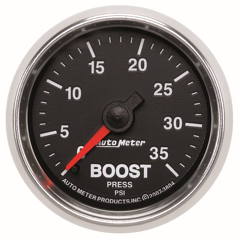 AutoMeter GS 2 1/16 inch 35PSI Mechanical Boost Gauge 3804