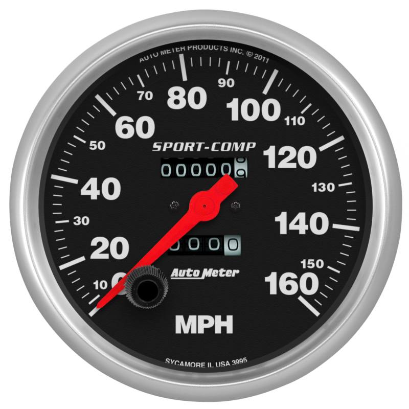 AutoMeter 5in Sport Comp 160mph Speedometer 3995 image 2