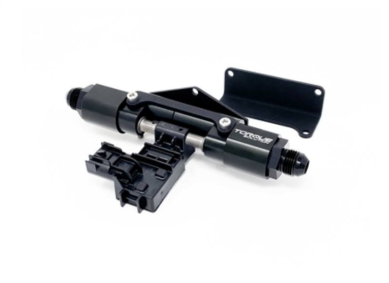Torque Solution Billet Dual Pass Flex Fuel Sensor Bracket tsuni637 image 2