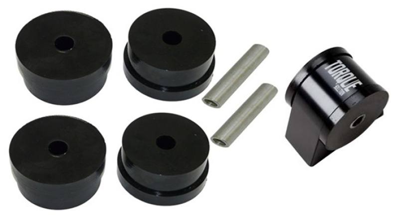 Torque Solution Side Mount Inserts & Billet Front Engine Mount Combo: Mitsubishi Evolution X 08-14 ts-ex-004