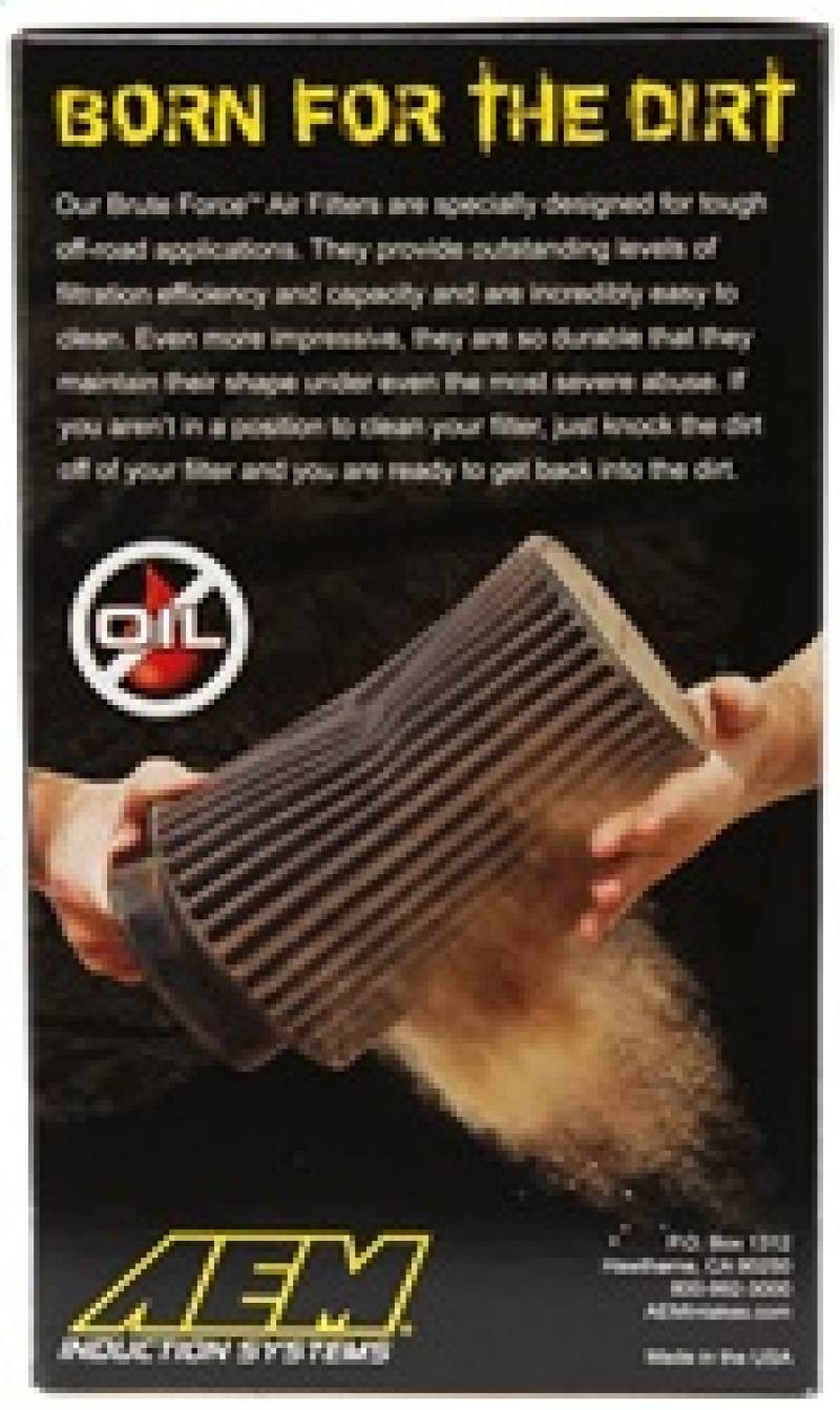 AEM 3.5 inch x 9 inch DryFlow Conical Air Filter 212049bf image 10