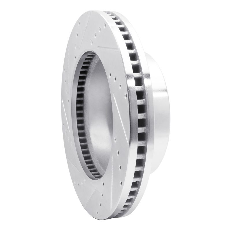 R1 09-25 Dodge Ram 3500 Front Right Drilled & Slotted Silver Brake Rotor 631-40110R image 4