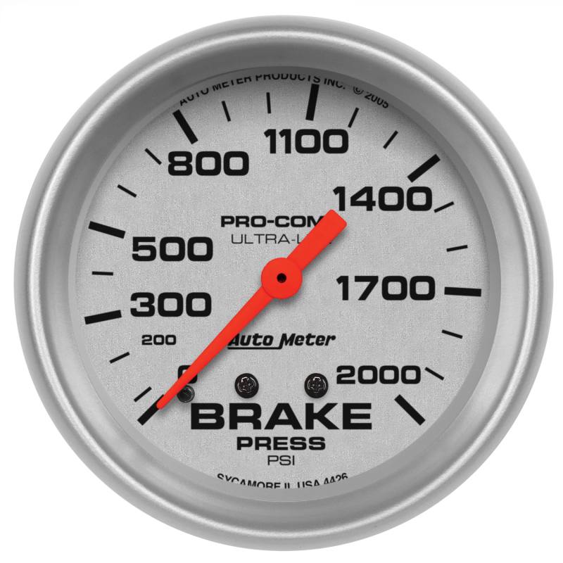 AutoMeter 2-5/8 Brake Pressure 4426 image 2