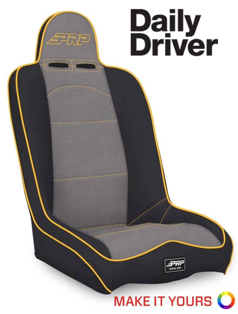 PRP Daily Driver Low Back Extra Wide Suspension Seat a140212