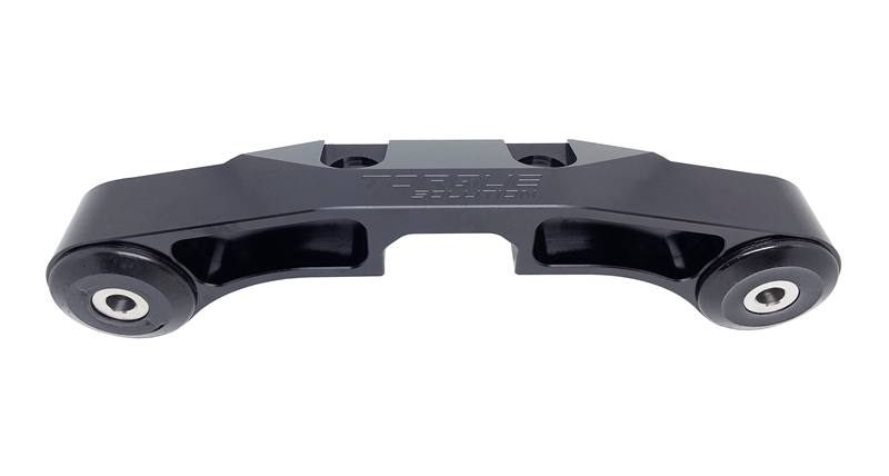 Torque Solution 08+ Subaru WRX/STI Solid Billet Rear Differential Brace - Black ts-su-427bk-sb