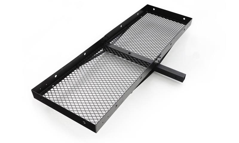 Lund Universal 20in X 60in Basic Cargo Carrier For 2in Hitches - Black 601010 image 7