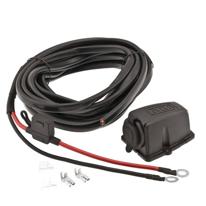 ARB Fridge Wiring Kit 6M W/Threaded Socket 10900027 image 2