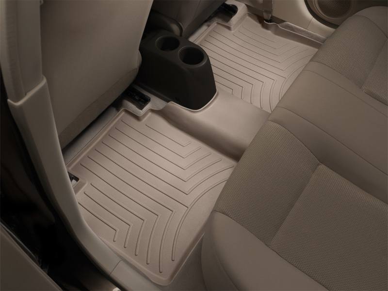 WeatherTech 2017+ Jaguar XE Rear FloorLiner - Tan 458642 image 2