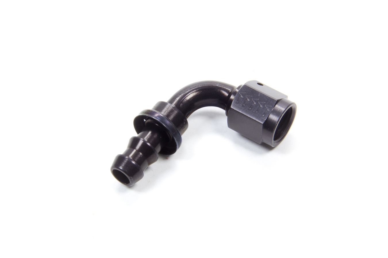 AEROQUIP #6 90 Degree Socketless Black fbl1532