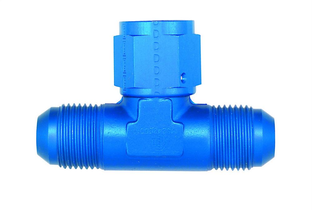 AEROQUIP #8 Tee w/ #8 Female Bottom Adapter fcm2283