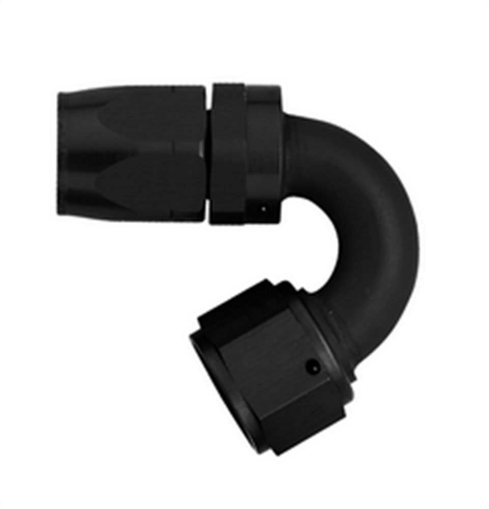 AEROQUIP #6 150 Deg Hose End Black fcm4452