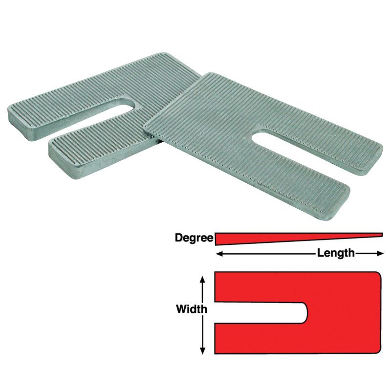 SPC Performance ZINC SHIMS 2.5x5x1.5 deg. 10423 image 3